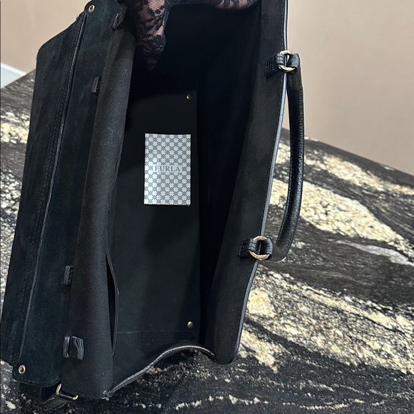 EUC Furla 🖤🩶🤍Leather & Pony Hair - Picture 14 of 16